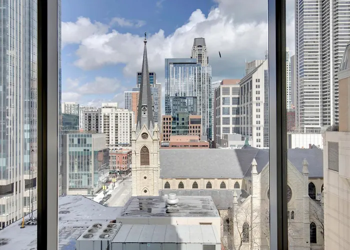 River N 1br W Gym Pool Nr Magnificent Mile Chi-125